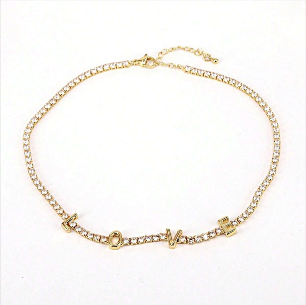 LOVE TENNIS CHOKER